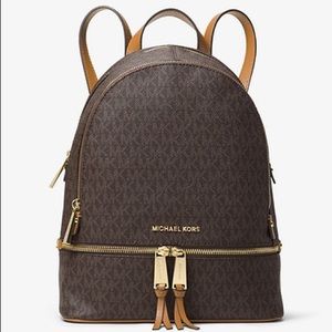 NWOT MK | Rhea Medium Logo Backpack